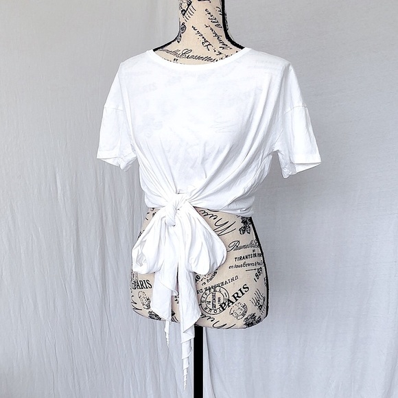 Zara Front-tie Tee - Picture 2 of 3